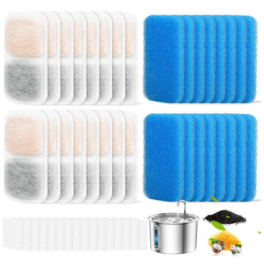 Oneisall 2L Cat Water Fountain 4PCS Carbon Filters Replacement - Image 10