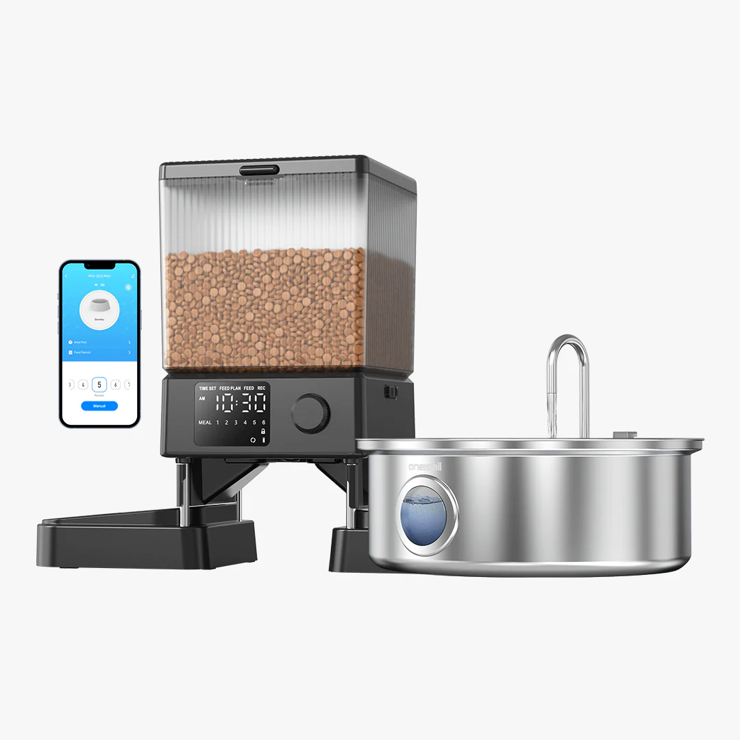 Oneisall 5L Automatic Cat Feeder with APP Control for Two Cats - Image 13