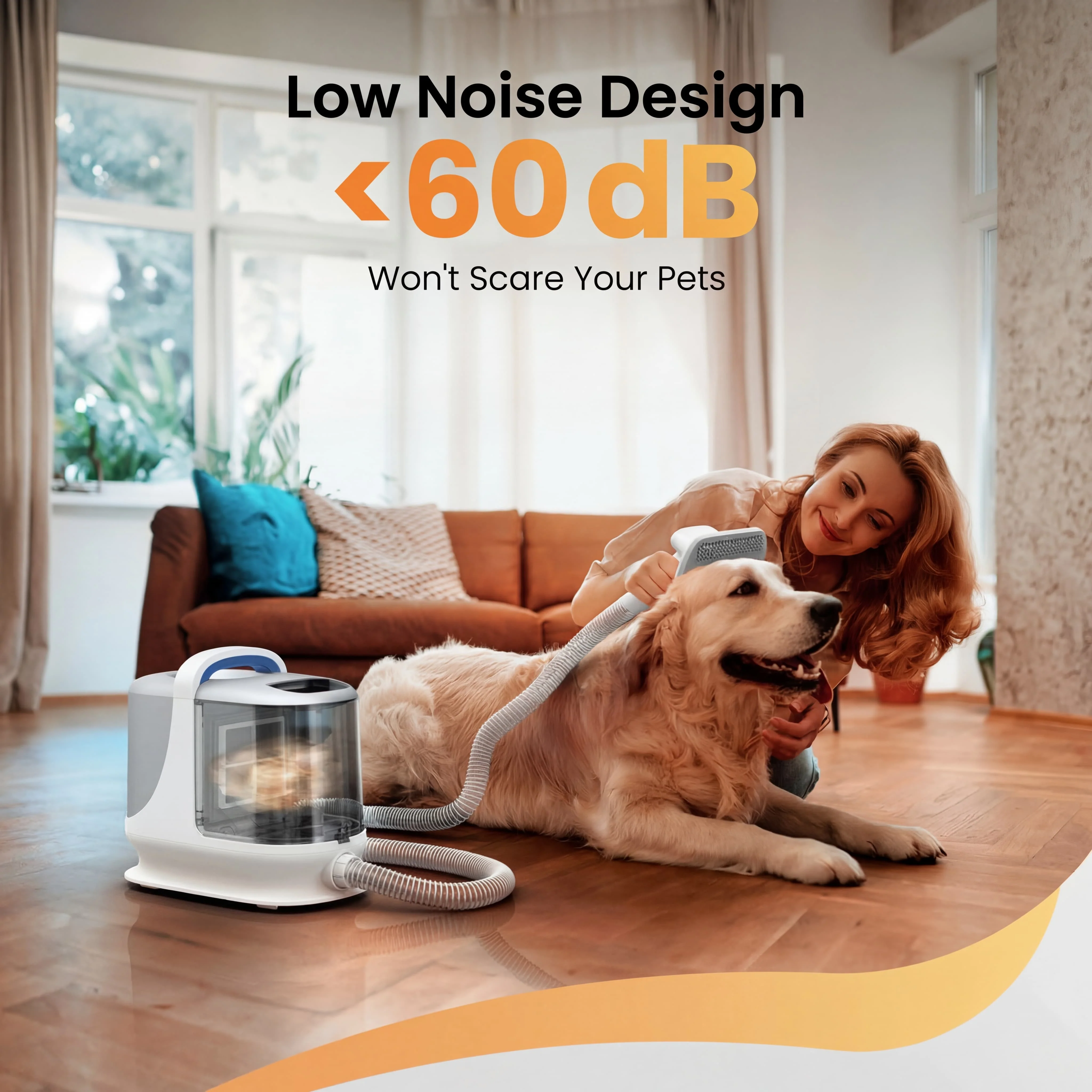 Oneisall BM3 13000Pa Super Strong Suction Dog Grooming Vacuum Kit - Image 12