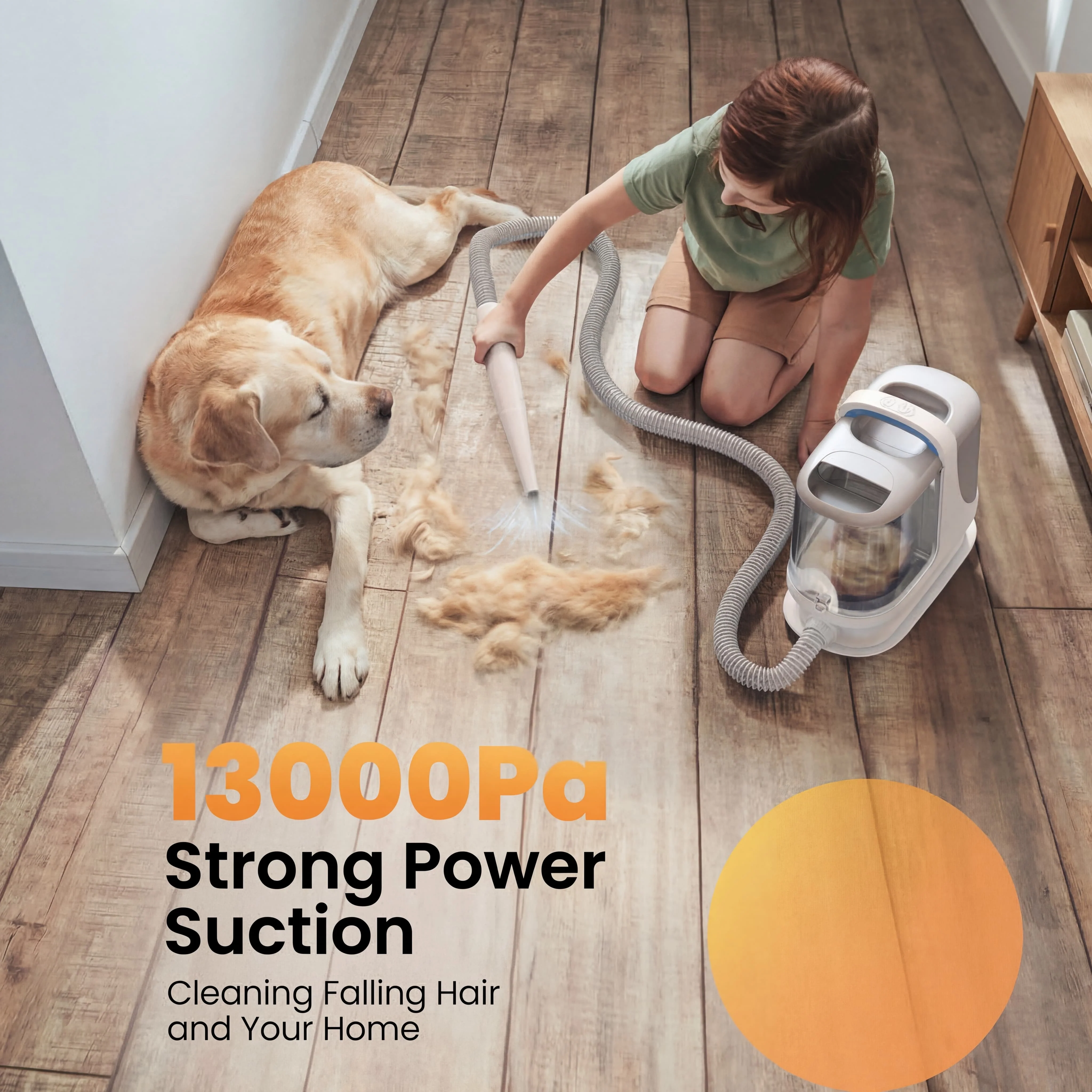 Oneisall BM3 13000Pa Super Strong Suction Dog Grooming Vacuum Kit - Image 5