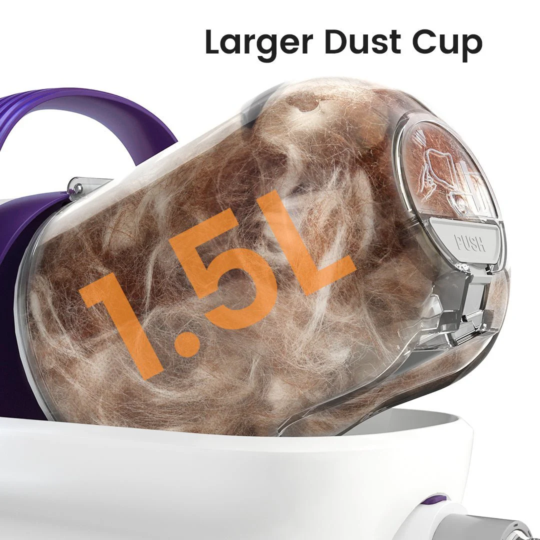 Oneisall LM2 7-in-1 Pet Grooming Vacuum Kit Purple - Image 12