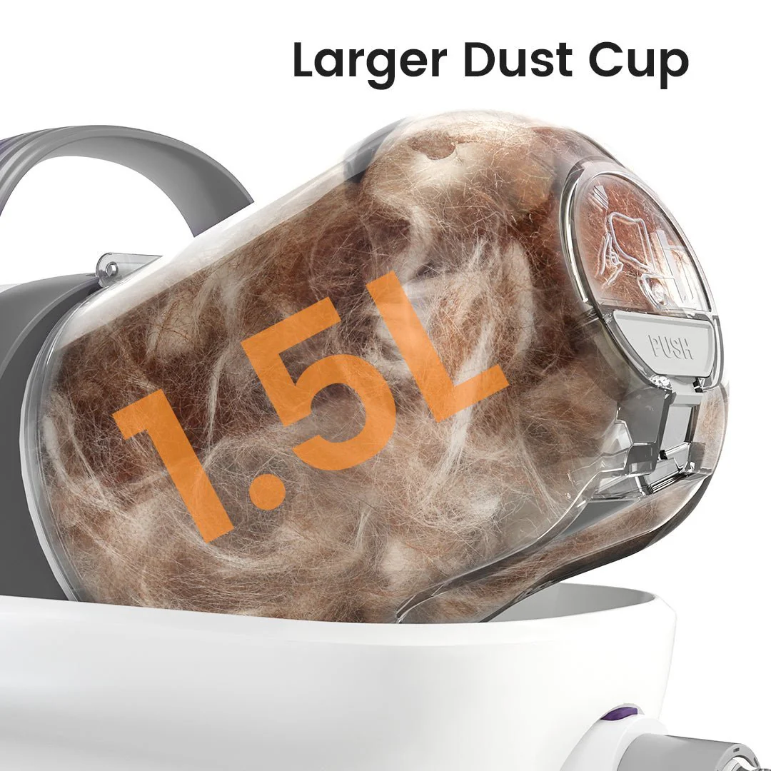Oneisall LM2 7-in-1 Pet Grooming Vacuum Kit Purple - Image 22