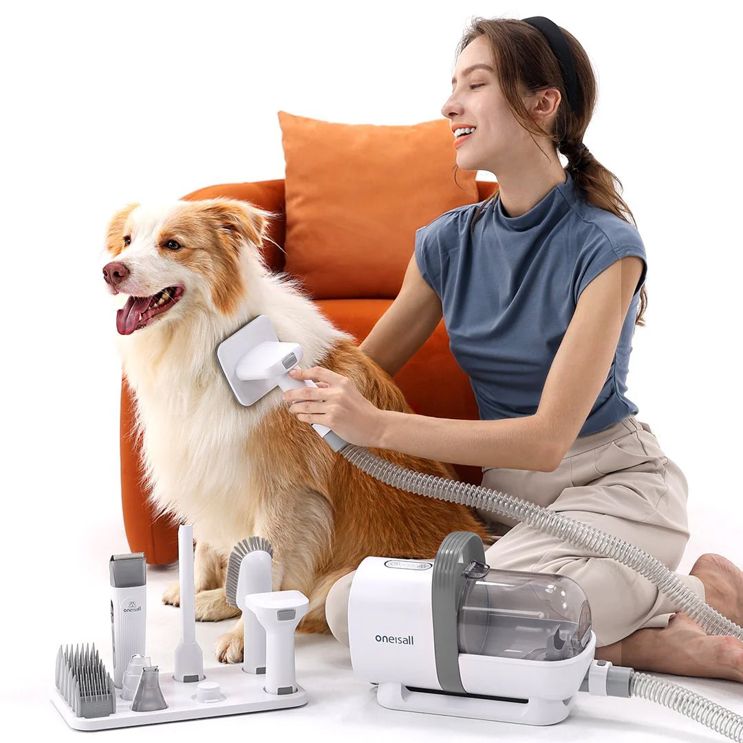 Oneisall LM2 7-in-1 Pet Grooming Vacuum Kit Purple - Image 23