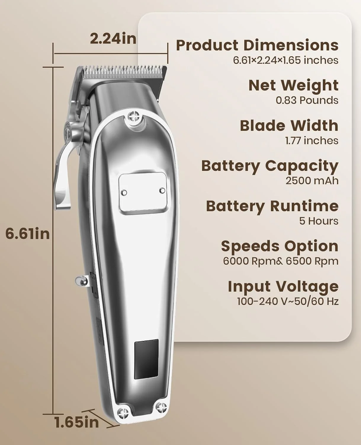 Oneisall K52NTS Dog Grooming Clippers - Image 9