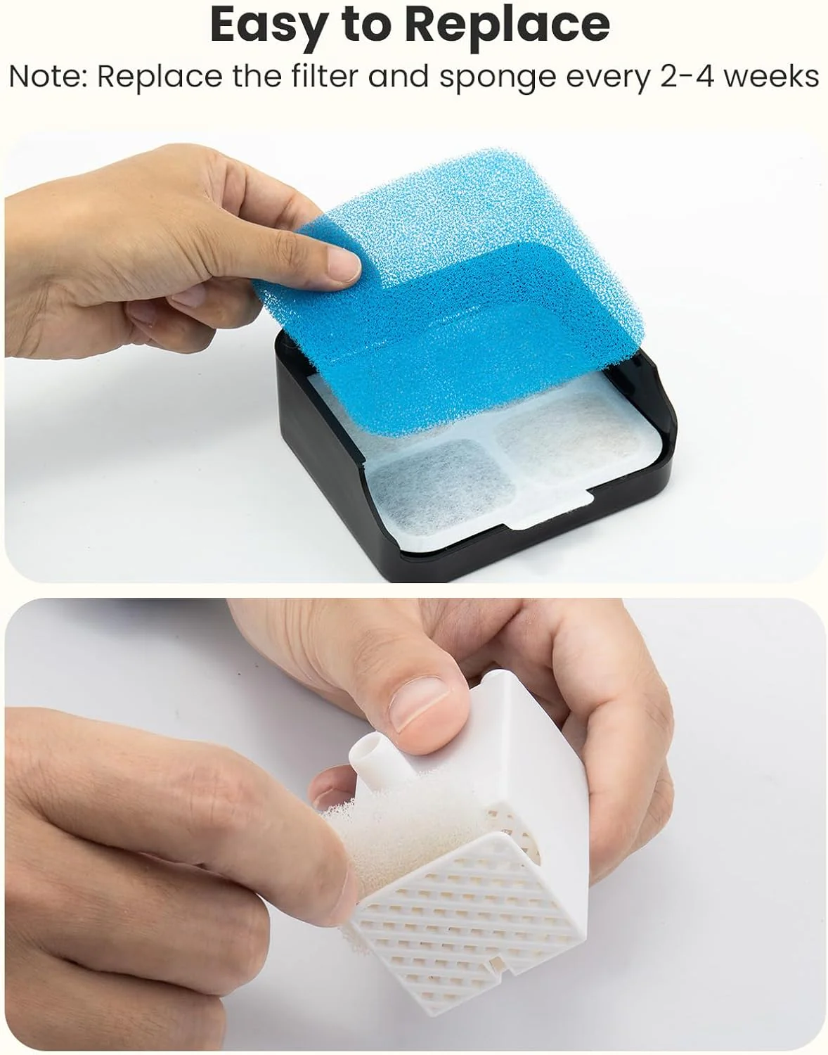 Oneisall 10L Pet Water Fountain 4PCS Carbon Filters Replacement - Image 4