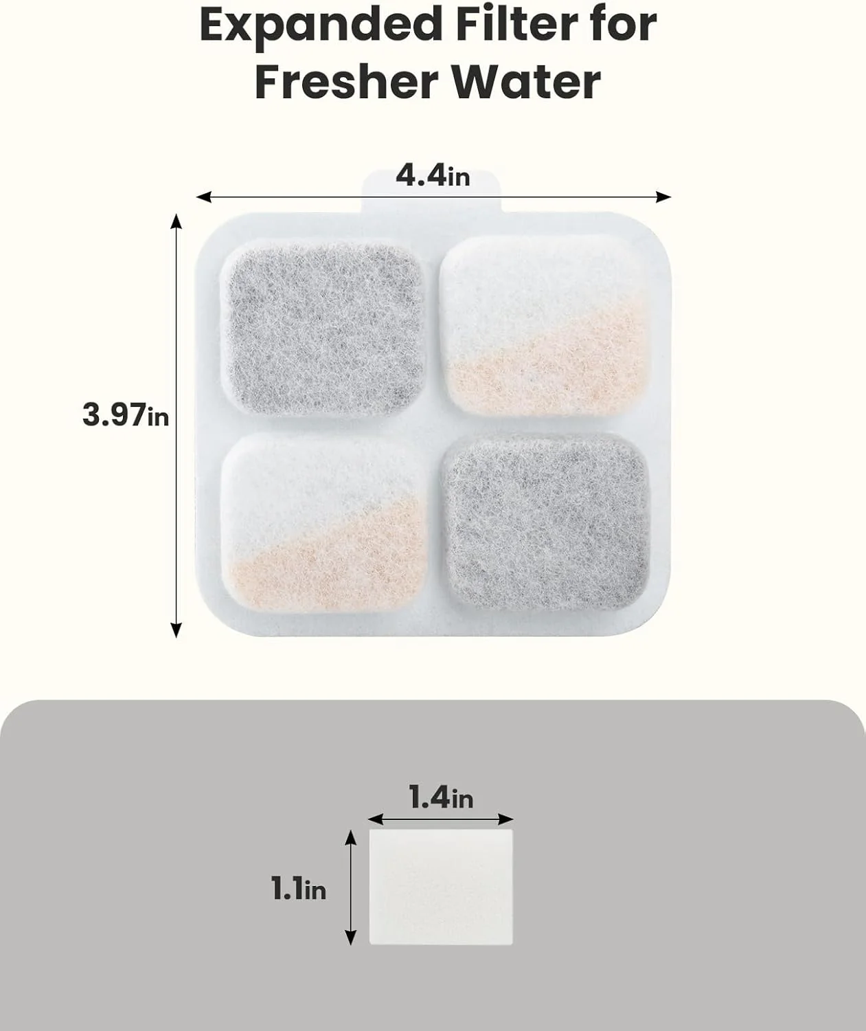 Oneisall 10L Pet Water Fountain 4PCS Carbon Filters Replacement - Image 6