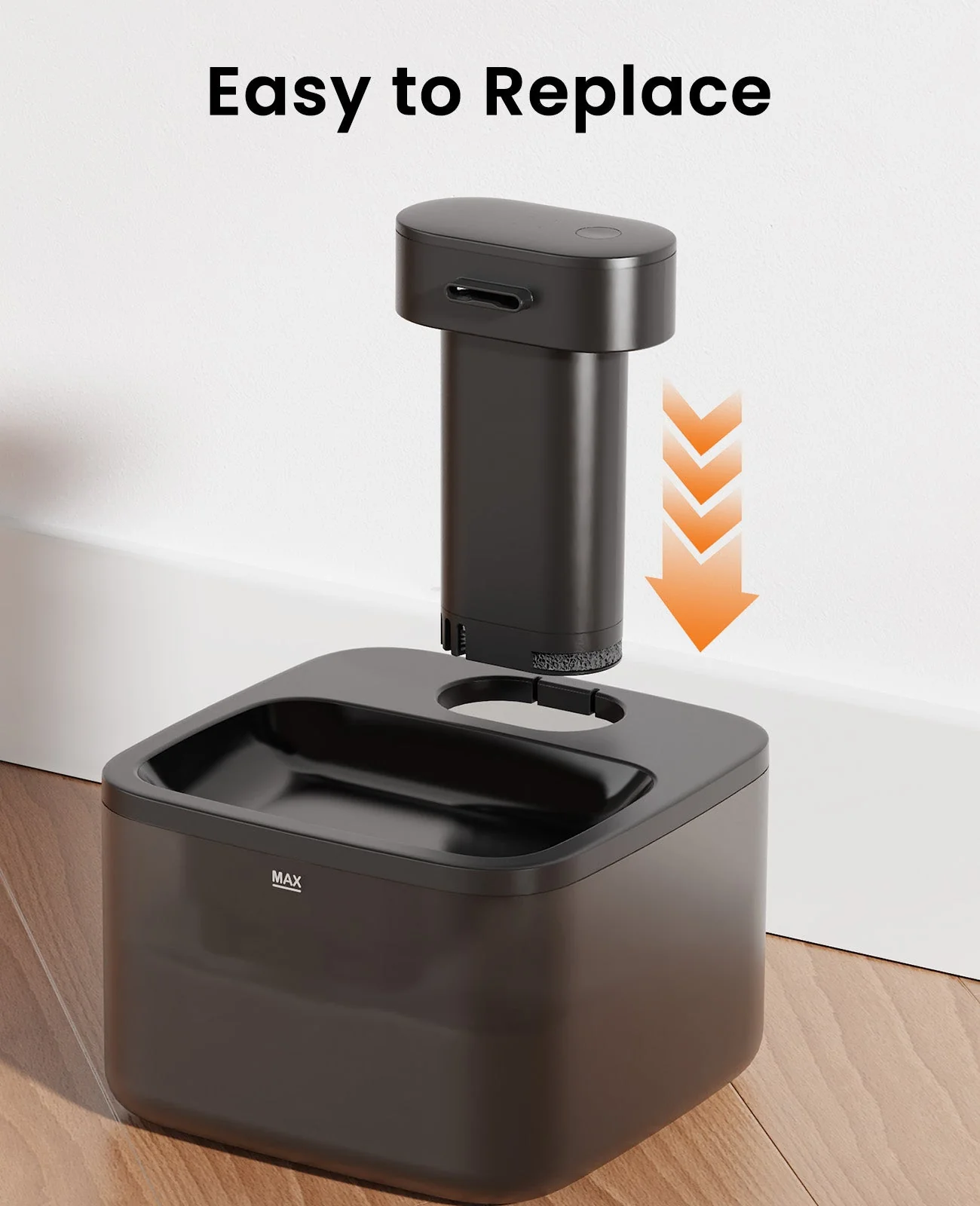 Oneisall 2.2L/3.2L Cordless Pet Water Fountain Battery Module and Control Panel  Replacement - Image 2