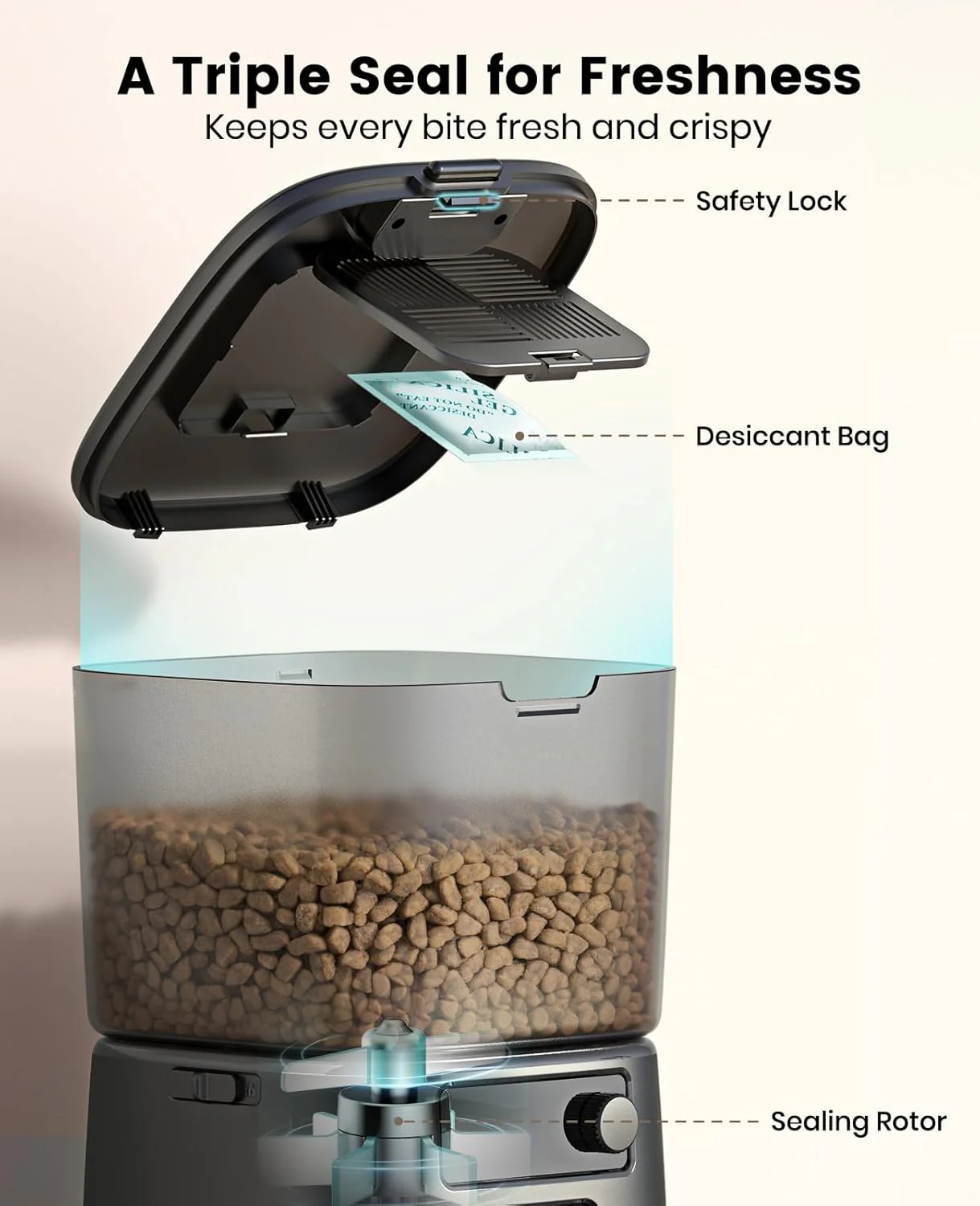 Oneisall 3.5L FreshFill Filterless Cat Water Dispenser with Fresh Water System - Image 20