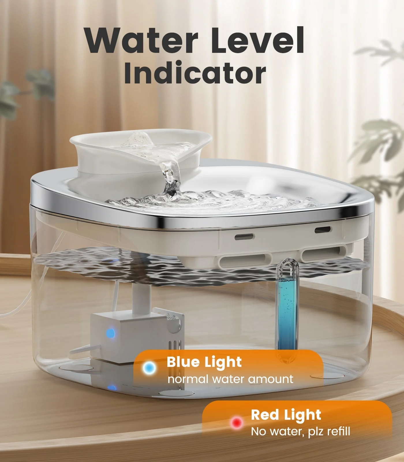 Oneisall 3.5L Corded Pet Water Fountain Pump Replacement - Image 4