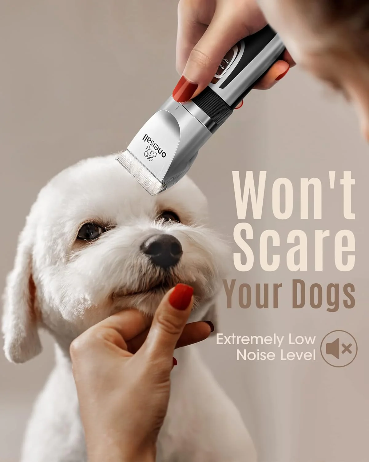 Oneisall 3.5L Cordless Pet Water Fountain & X2 2 Speeds Dog Clipper Set - Image 13