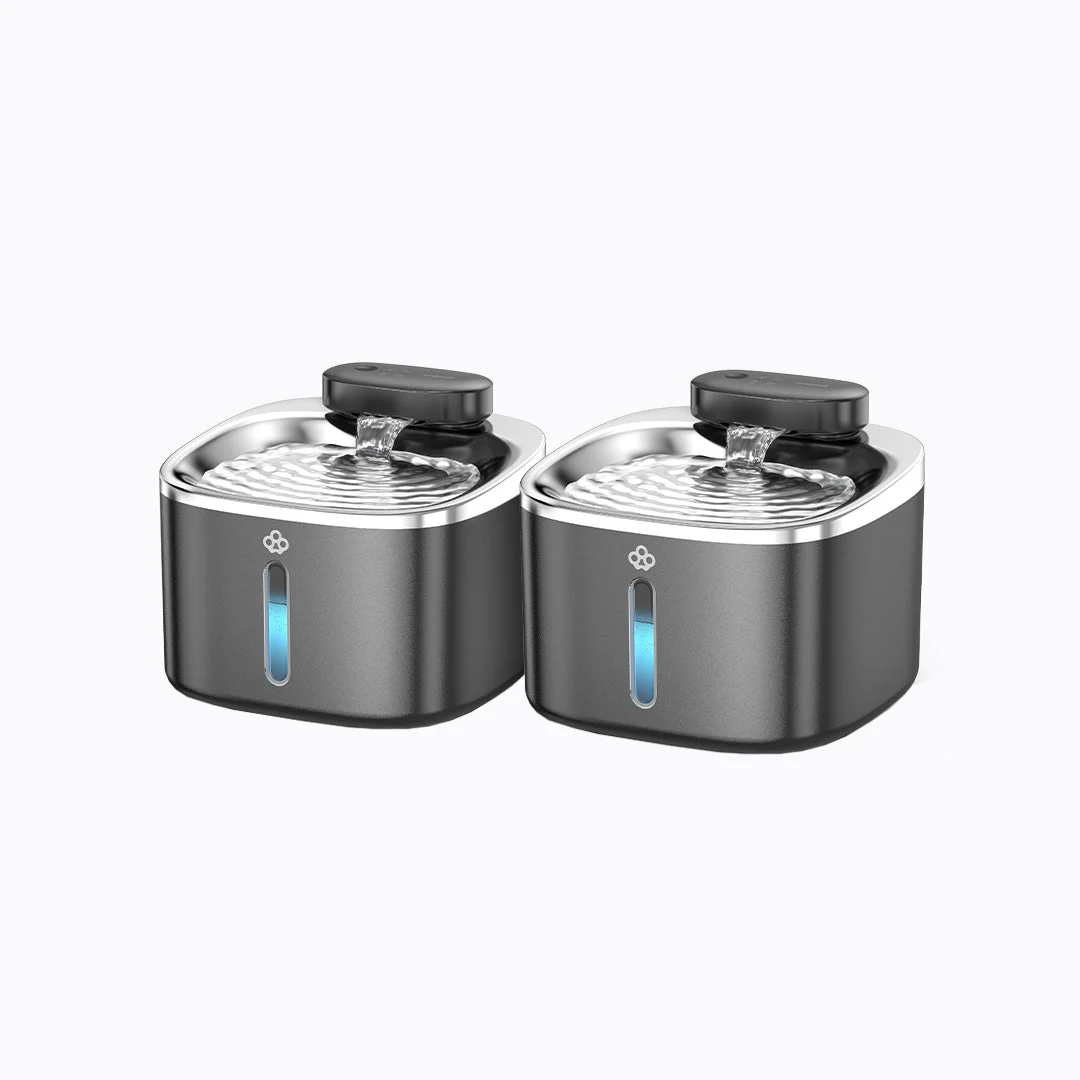 Oneisall 3.5L Cordless Stainless Steel Pet Water Fountain with 3PCS Filters - Image 27