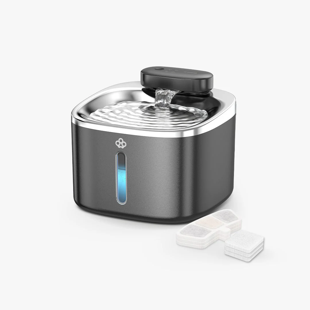 Oneisall 3.5L Cordless Stainless Steel Pet Water Fountain with 3PCS Filters - Image 14