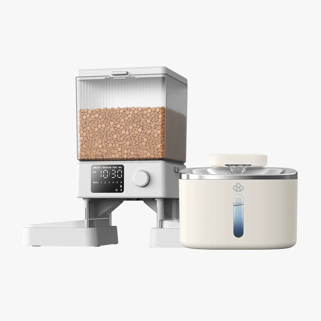 Oneisall 5L Automatic Cat Feeder Basic & 3.5L Cordless Water Fountain Set - Image 20