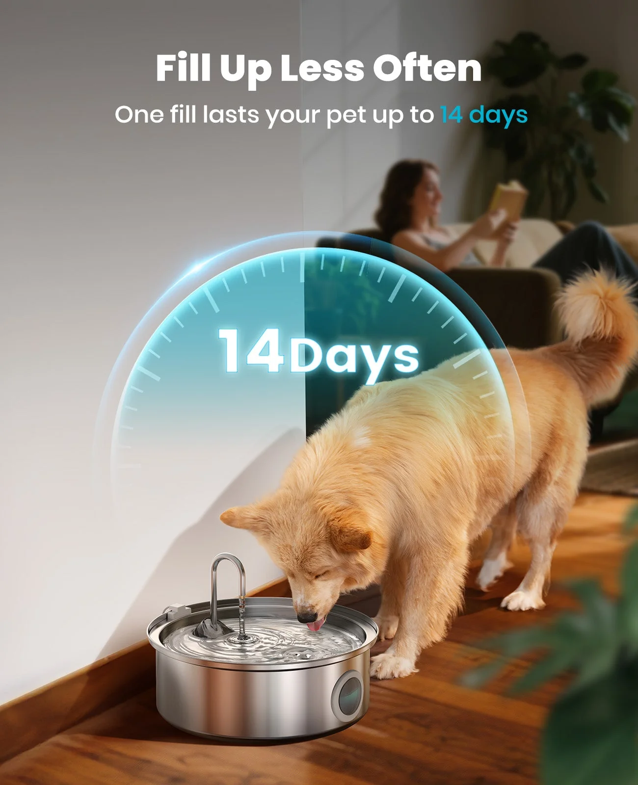 Oneisall 7L Pet Water Fountain with 1.5m Power Cord - Image 16