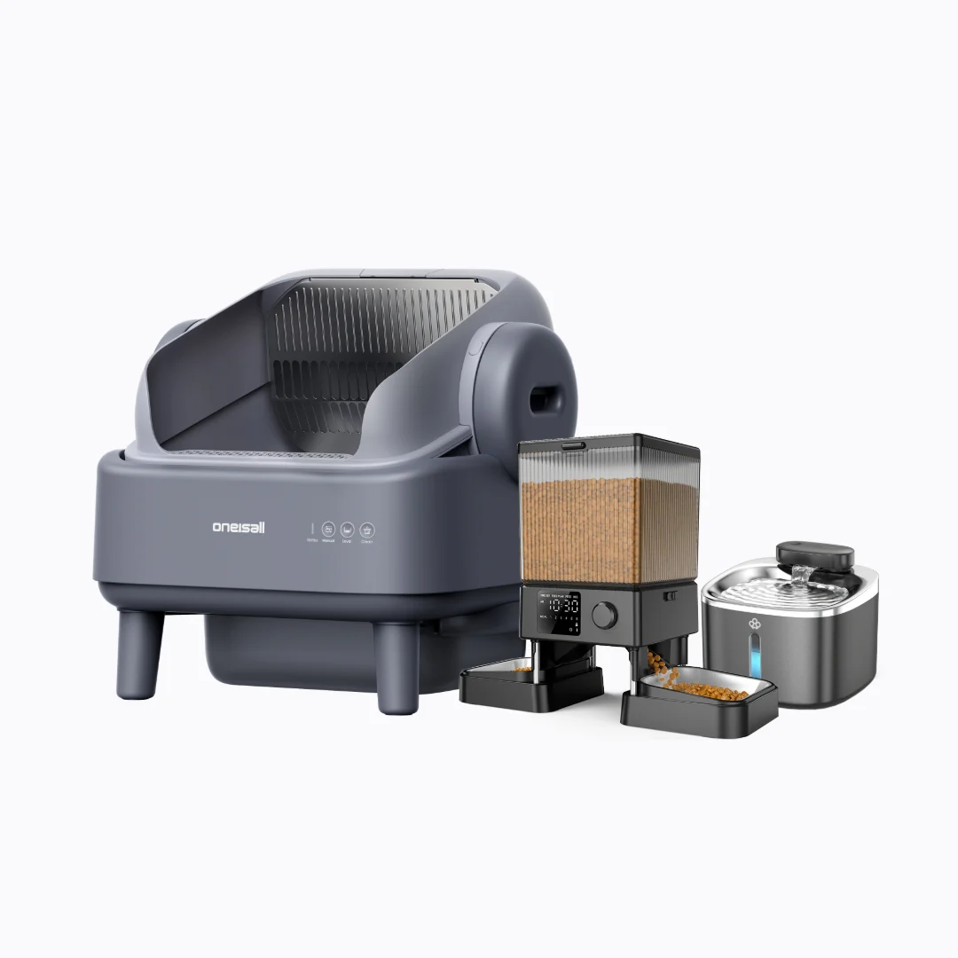 Oneisall Automatic Cat Litter Box, Feeder & Water Fountain Set - Image 11