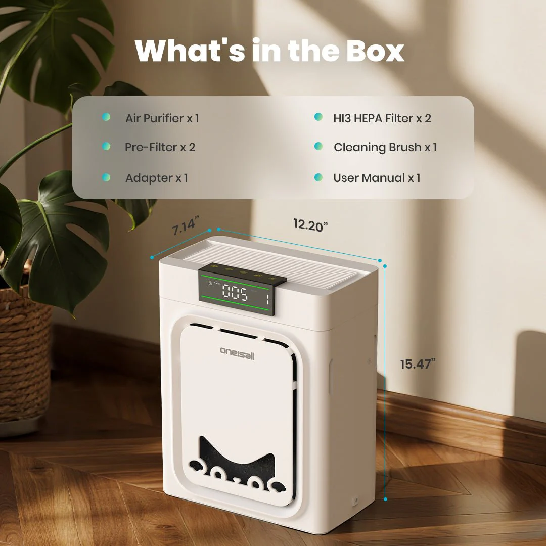 Oneisall Automatic Cat Litter Box & Pet Air Purifier Set - Image 25