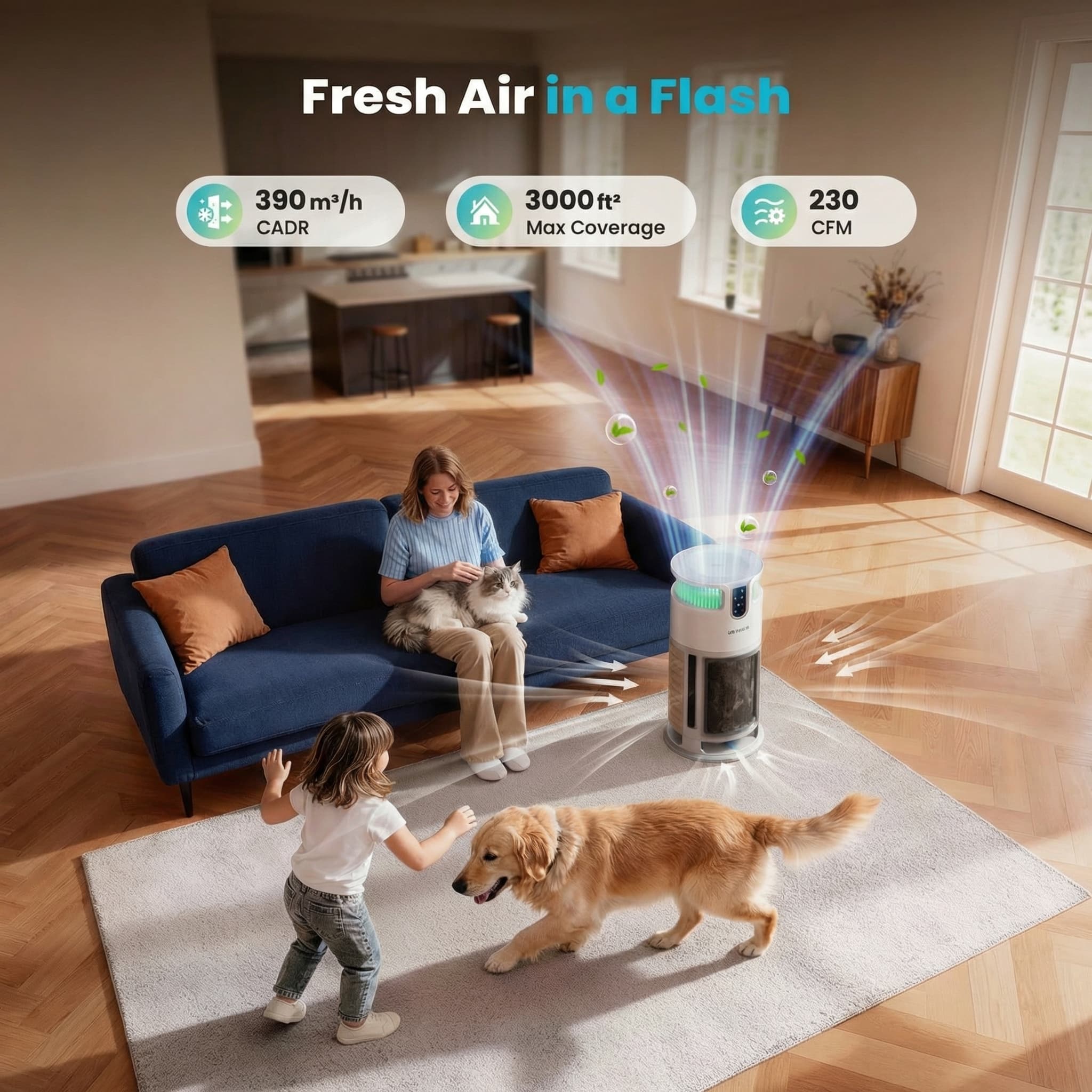 Oneisall Automatic Cat Litter Box & Pet Air Purifier Set - Image 29