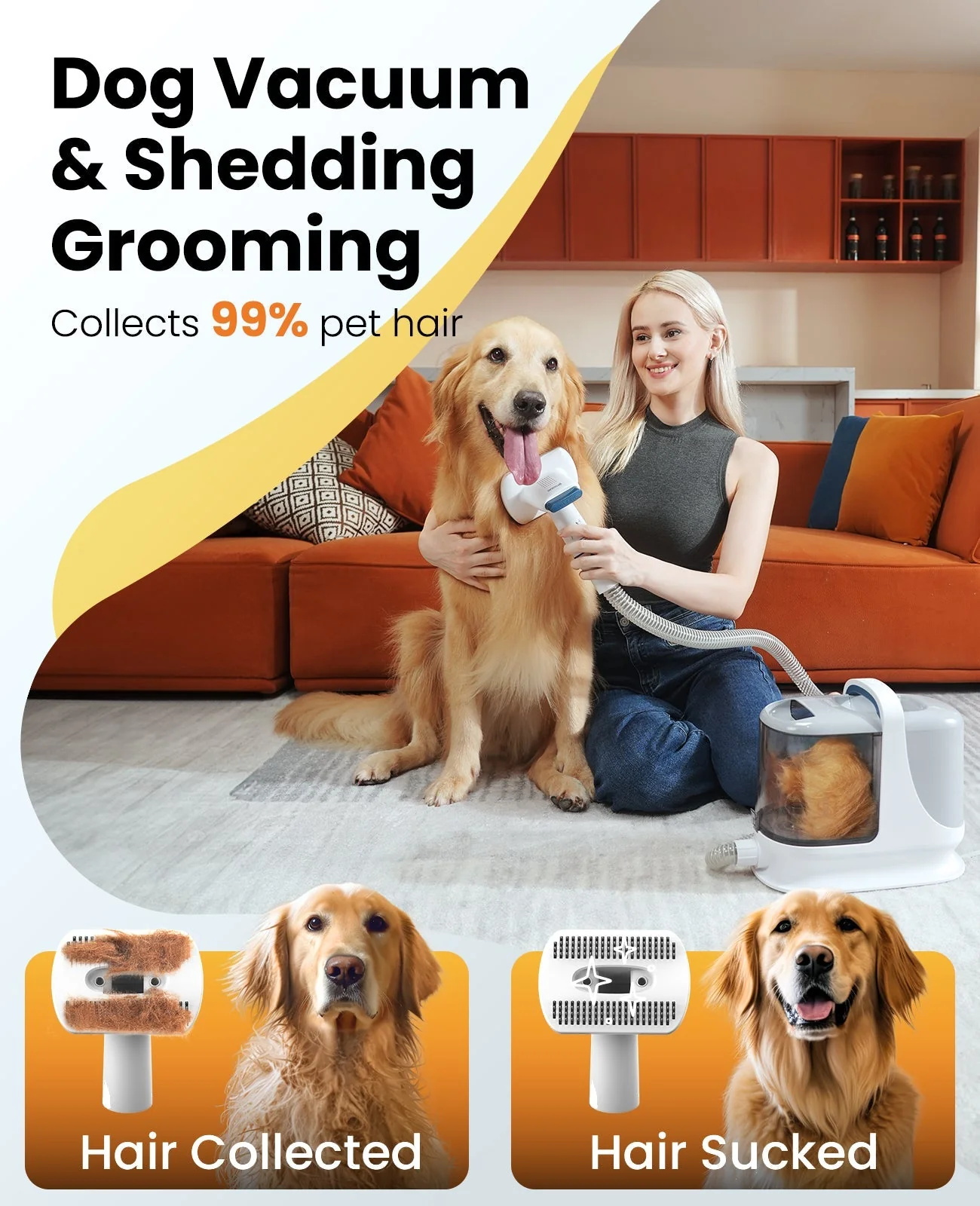 Oneisall Hair & Odor Control Set for Homes with Pets - Image 46