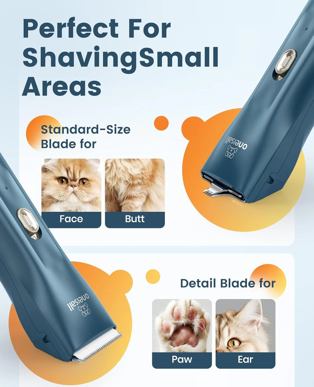 Oneisall LGL006 Cat Clipper with Dual Blades - Image 4
