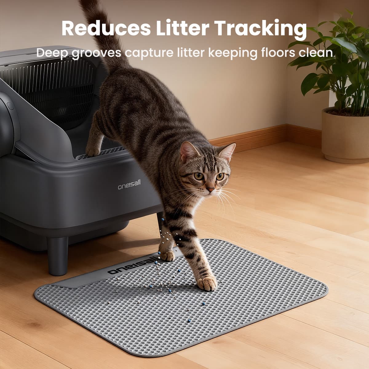 Oneisall Cat Litter Mat  Replacement for Cat Litter Box - Image 2