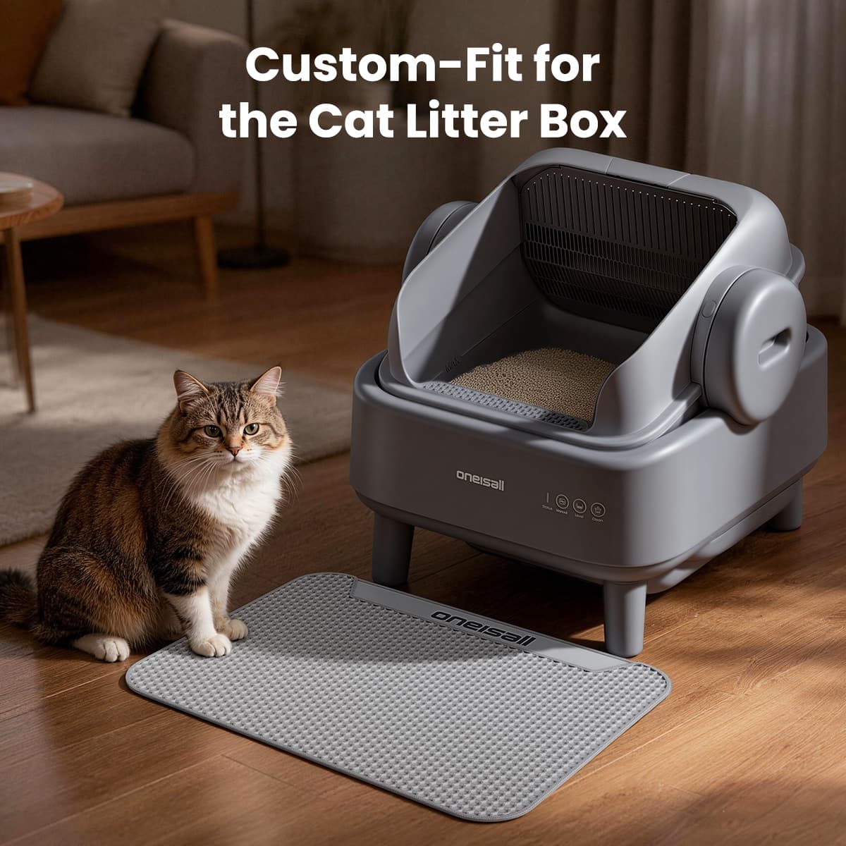 Oneisall Cat Litter Mat  Replacement for Cat Litter Box - Image 3