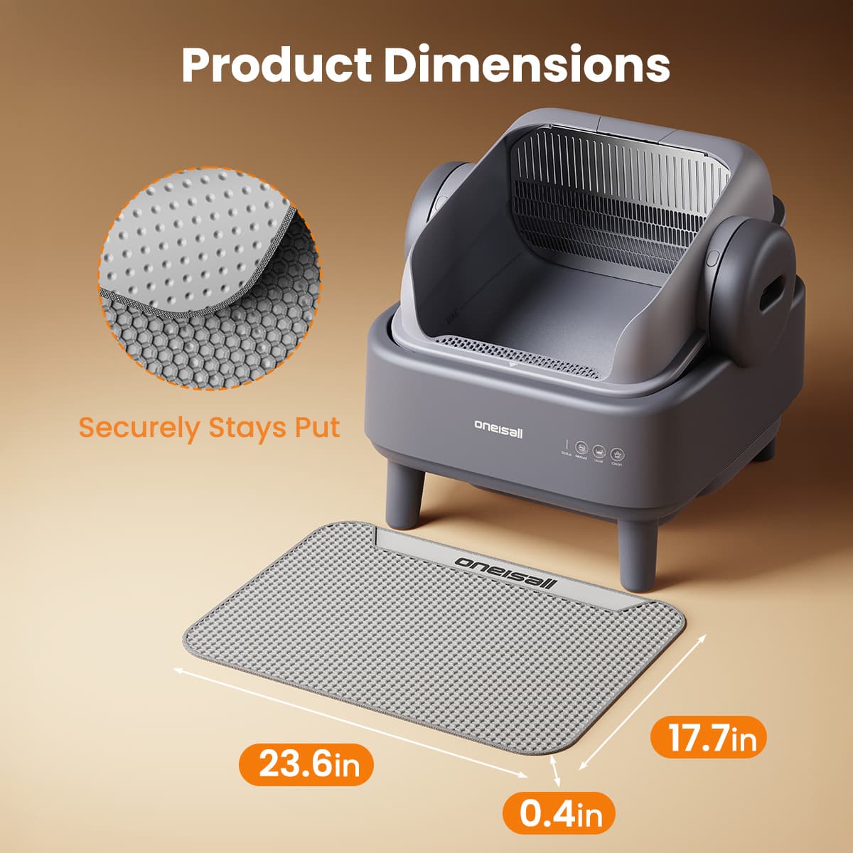 Oneisall Cat Litter Mat  Replacement for Cat Litter Box - Image 5