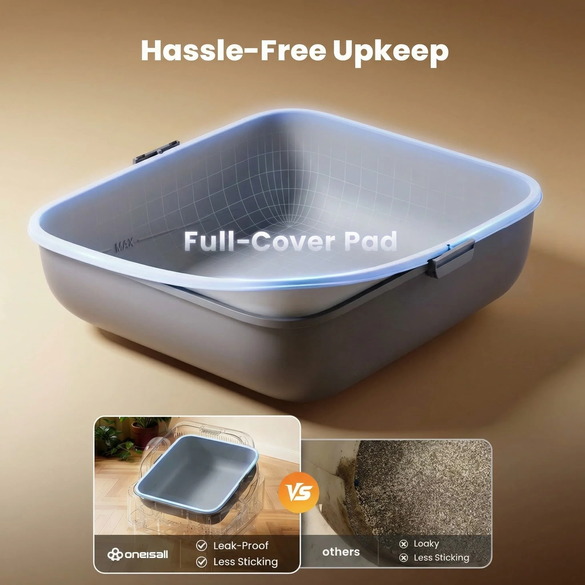 Oneisall  Replacement Accessories for Cat Litter Box - Image 4
