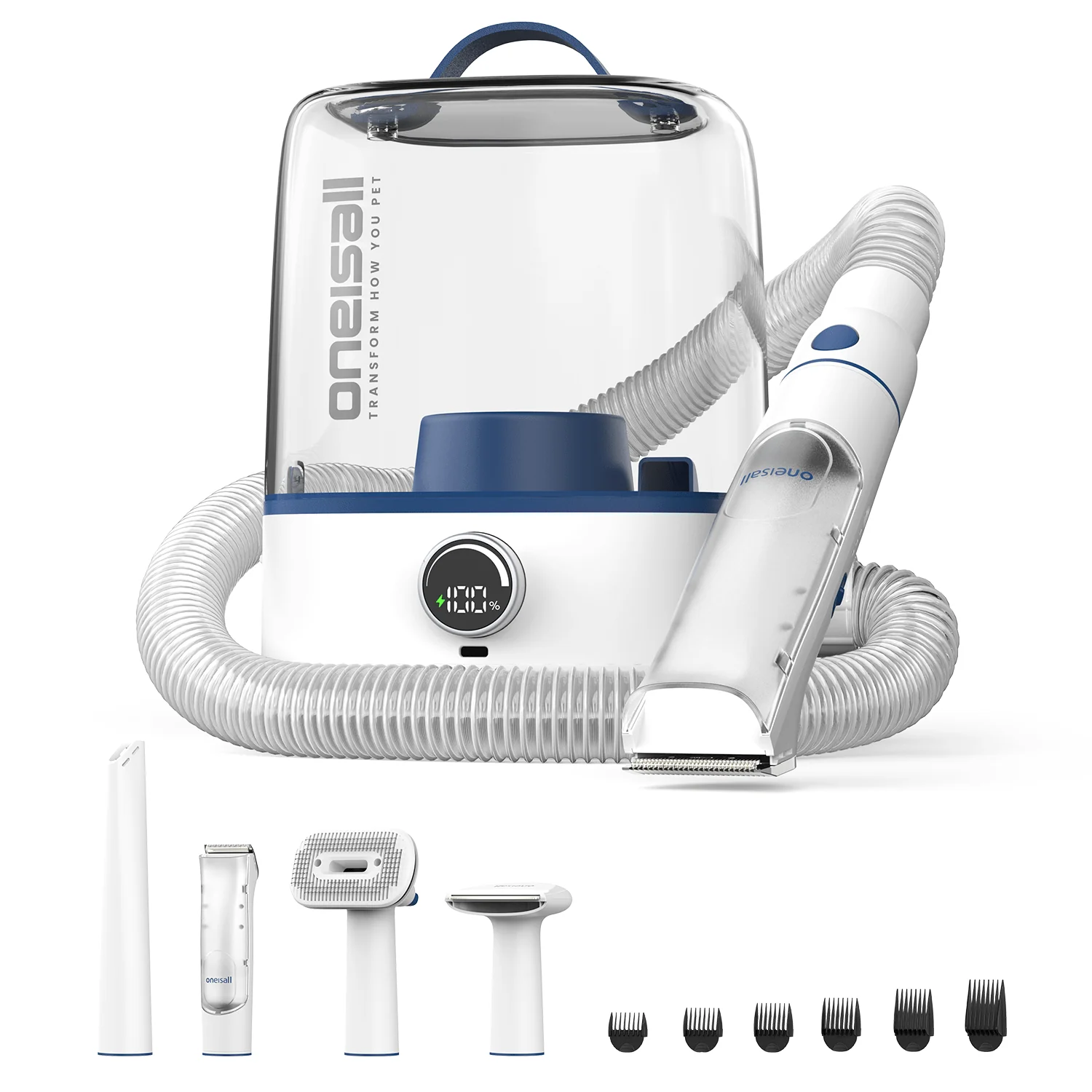 Oneisall Comfy C1 Cordless Pet Grooming Vacuum Kit - Image 14