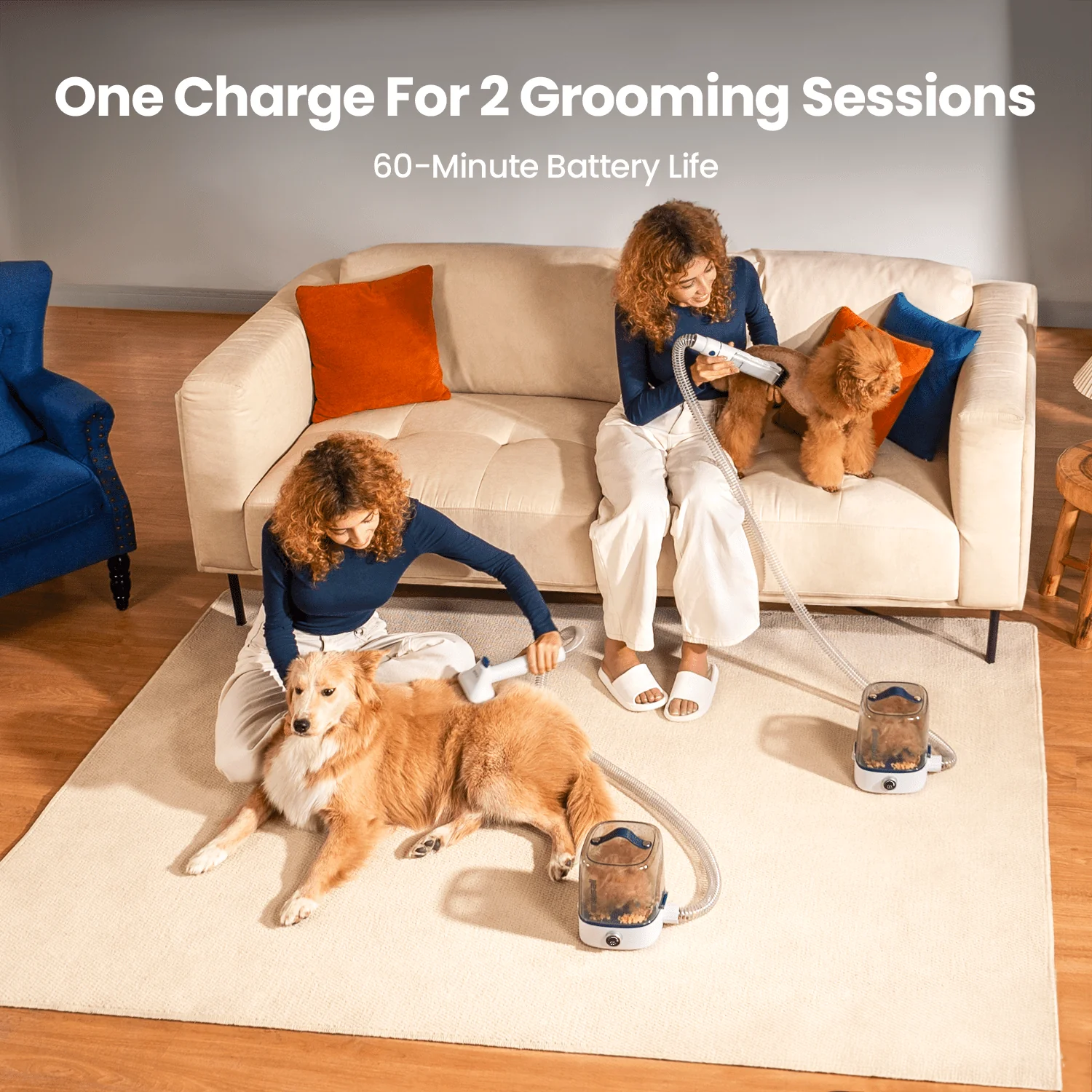 Oneisall Comfy C1 Cordless Pet Grooming Vacuum Kit - Image 18