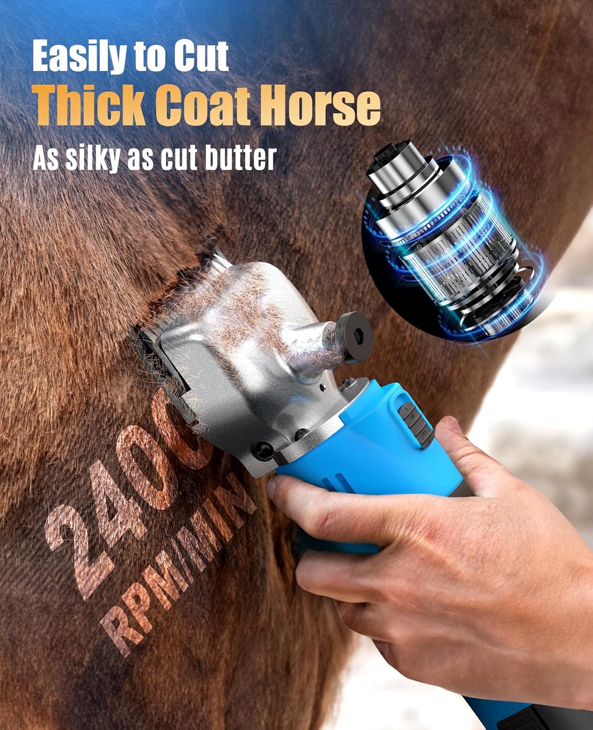 Oneisall 2601 Cordless Horse Clippers All-in-one - Image 7