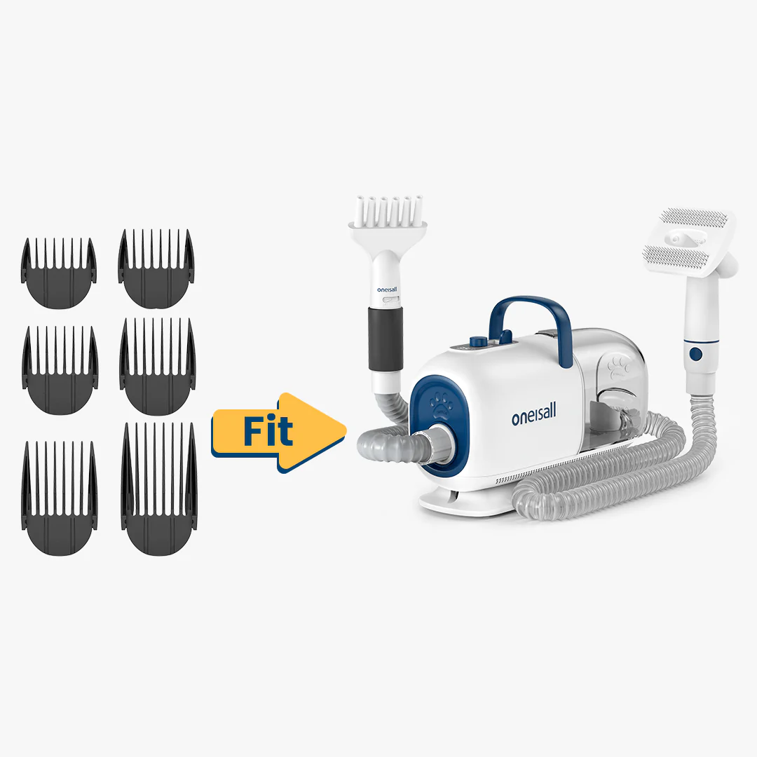Oneisall Cozy C1/BM1Pet Grooming Vacuum & Dryer 6Pcs Attachment Guide Comb Guards  Replacement - Image 2