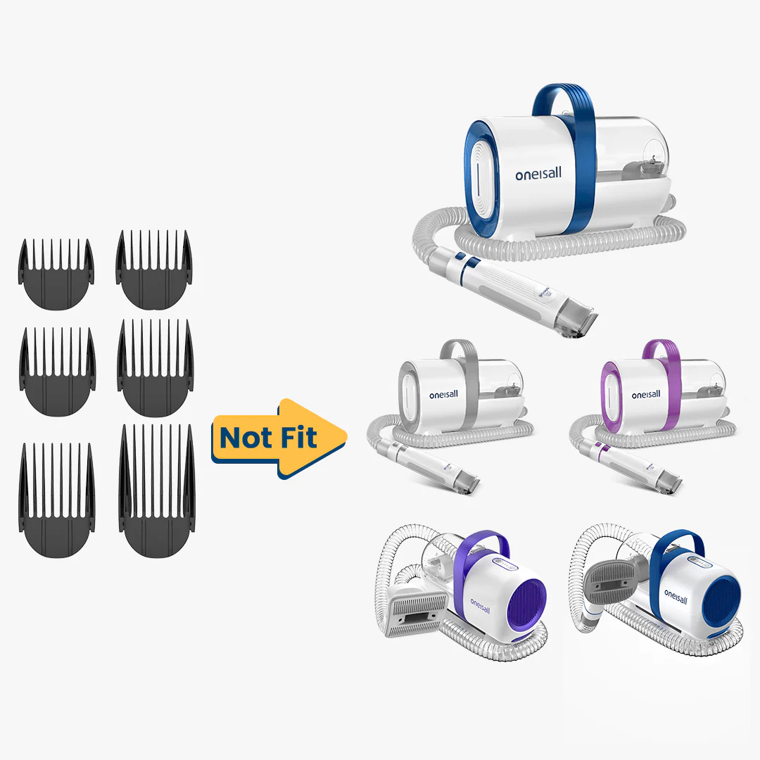 Oneisall Cozy C1/BM1Pet Grooming Vacuum & Dryer 6Pcs Attachment Guide Comb Guards  Replacement - Image 3