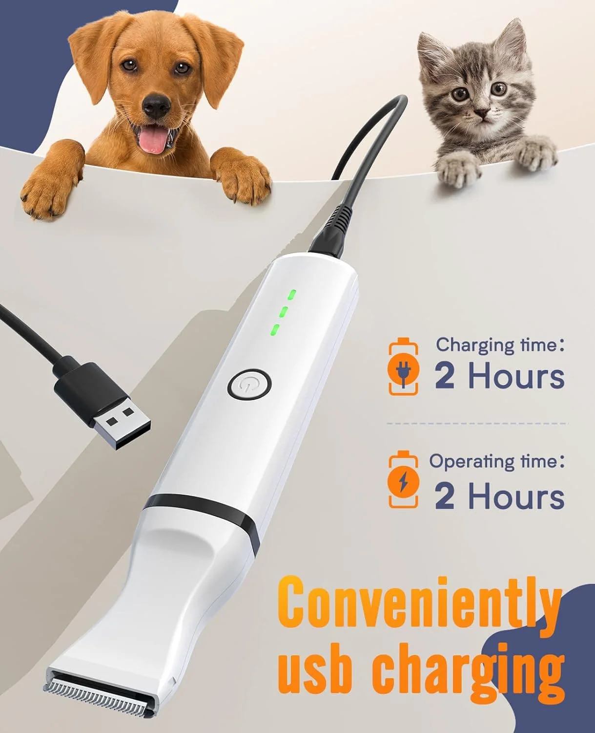 Oneisall Cozy C1 8-in-1 Pet Grooming Vacuum & Dryer Kit - Image 32