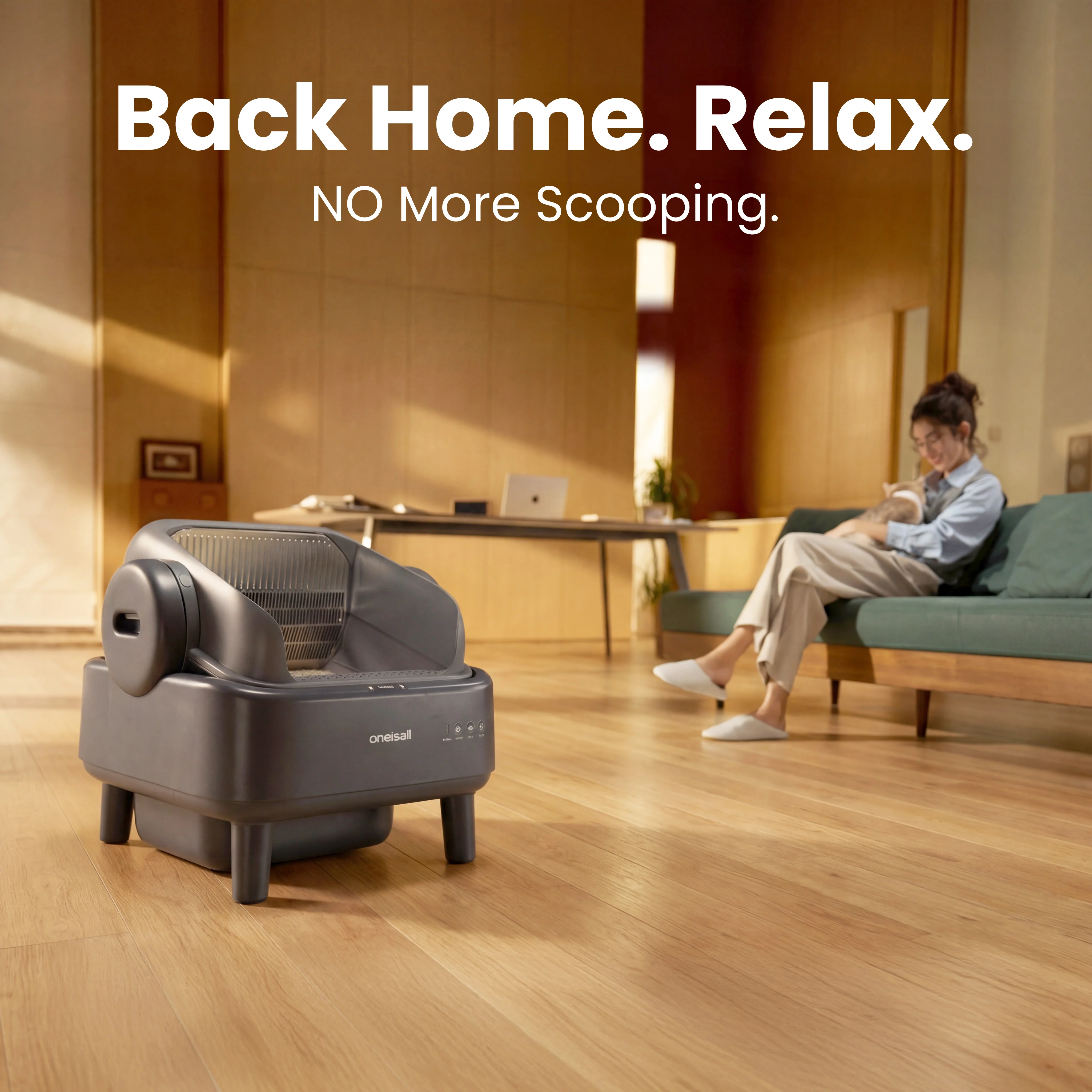 Oneisall Ease S1 Self-Cleaning Litter Box - Image 13