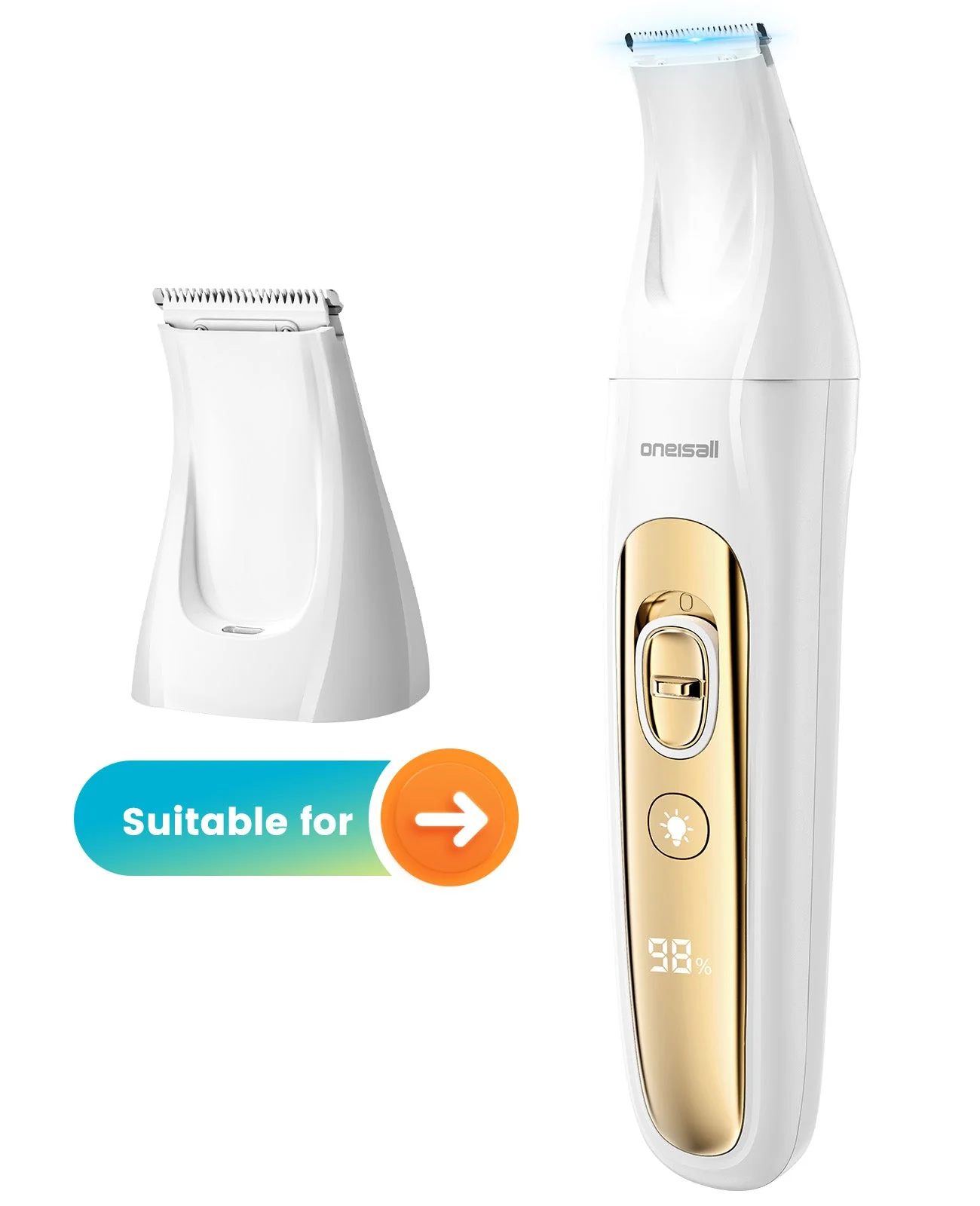 Oneisall FC10 Pet Clipper Curved Blade Head Replacement - Image 2