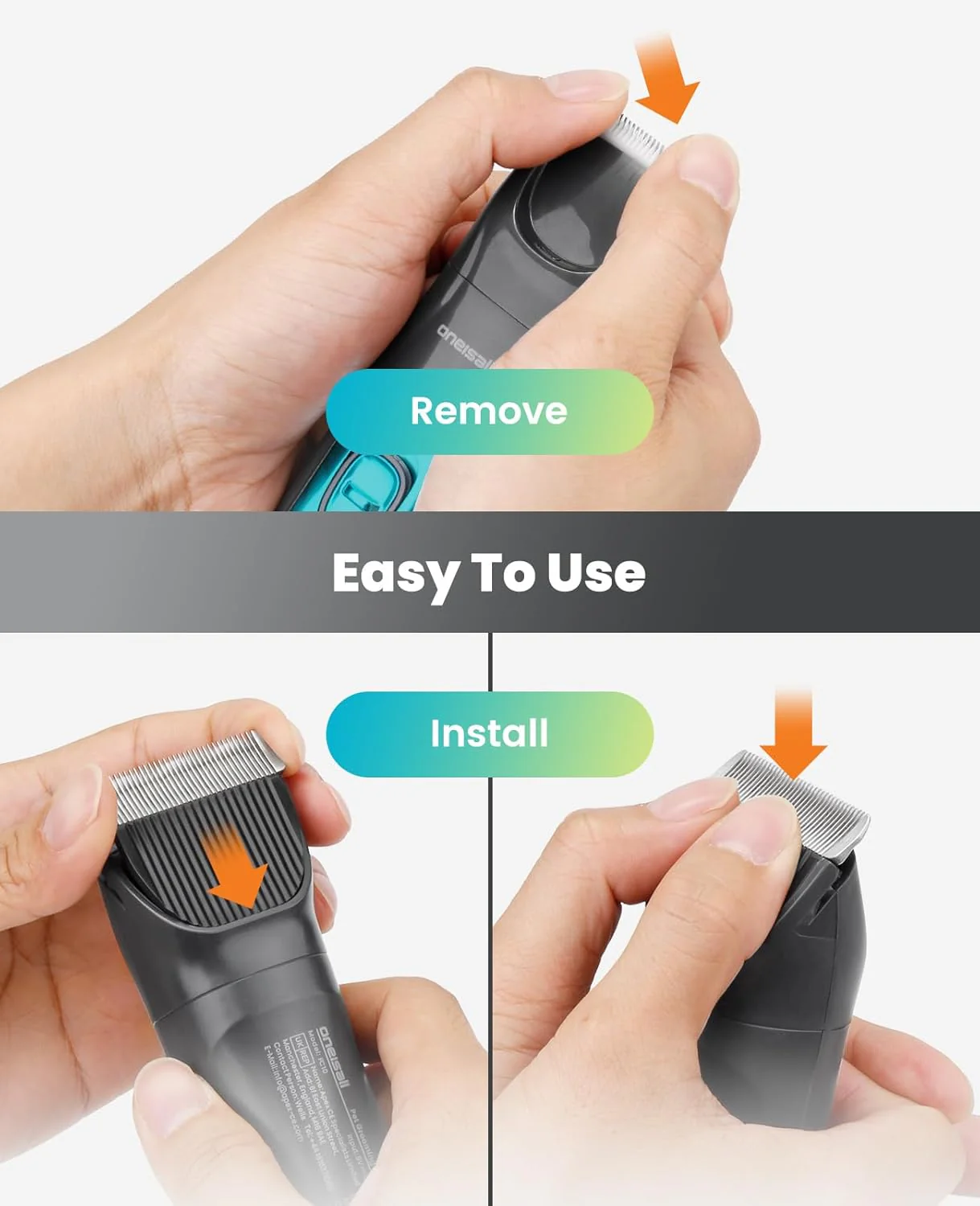 Oneisall FC10 Multi-Functional Clipper Blade Replacement - Image 4