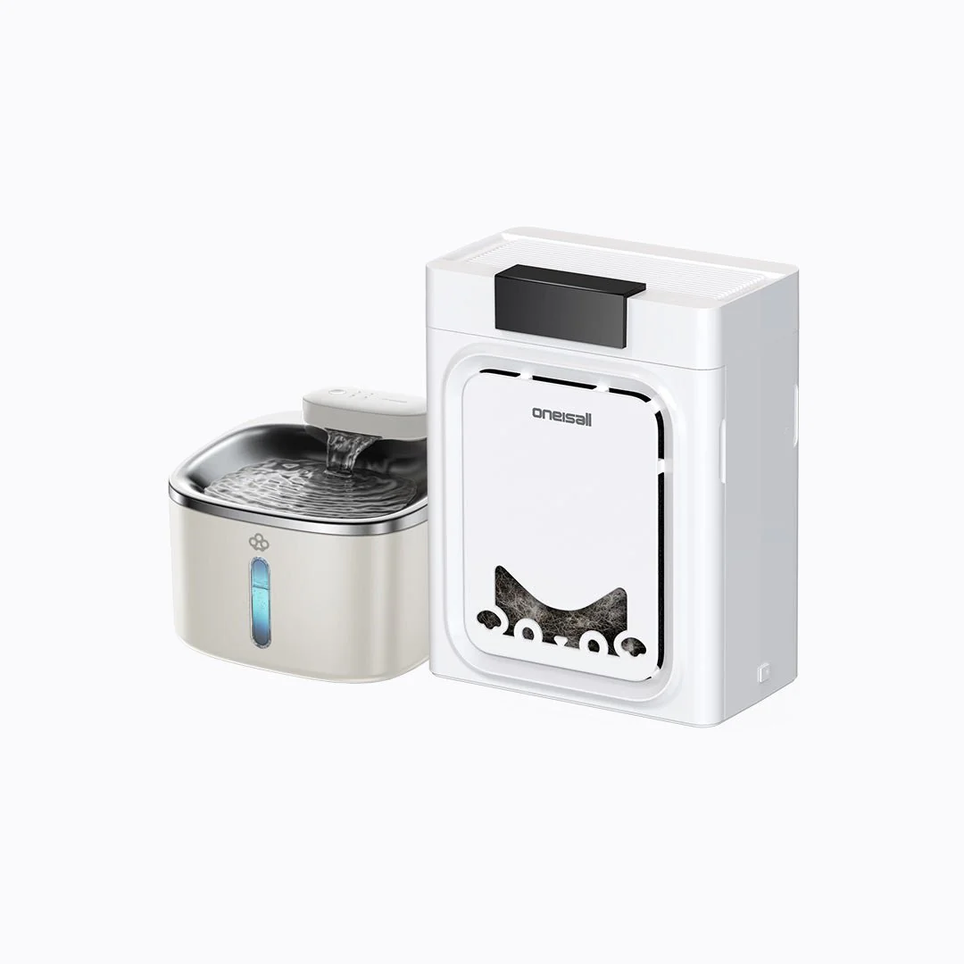 Oneisall Pet Air Purifier & Cordless Water Fountain Set - Image 15