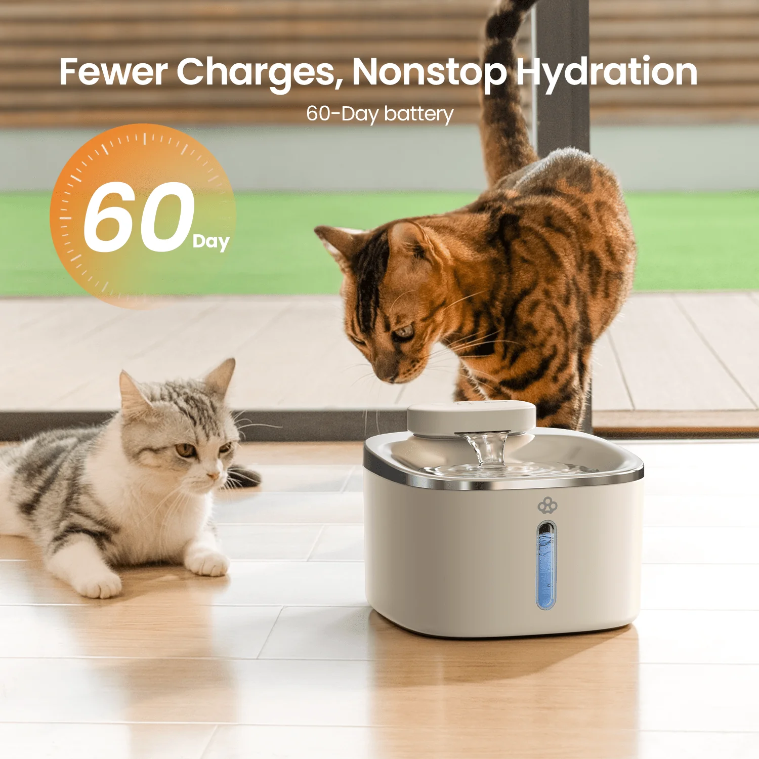 Oneisall Pet Air Purifier & Cordless Water Fountain Set - Image 21