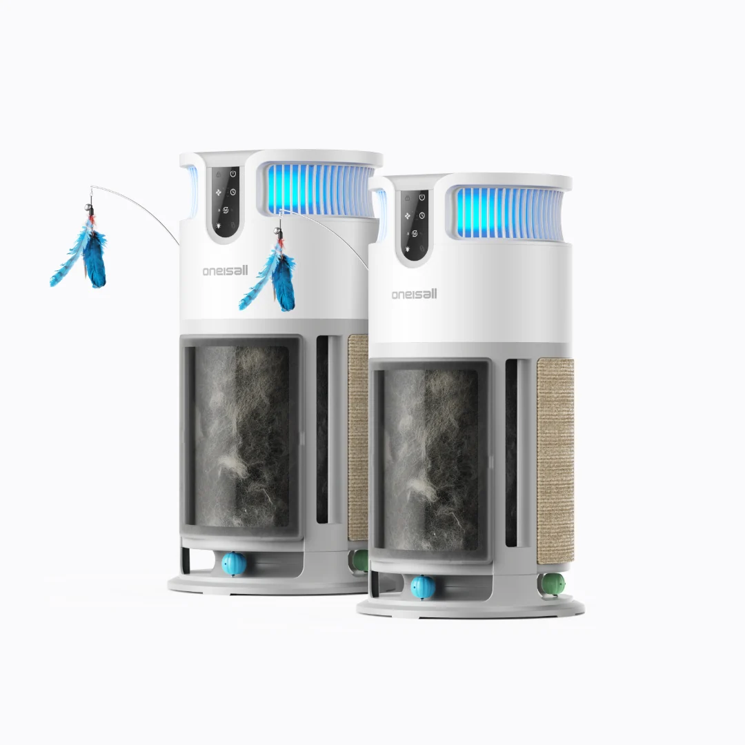 Oneisall 4-in-1 Pet Air Purifier for Homes with Pets, 360° Airflow - Image 12