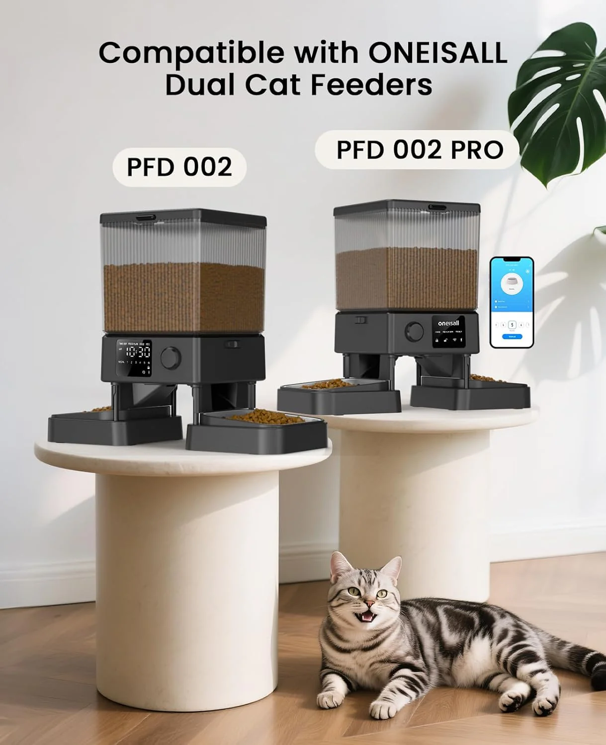 Oneisall Pet Dry Food Desiccant Bag 6 Packs for Automatic Cat Feeders - Image 3