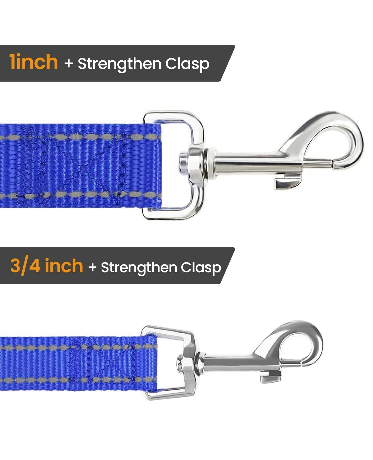 Oneisall Reflective Dog Leash for Medium & Large Dogs - Image 7